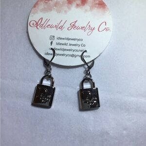 Idlewild Upcycled Jewelry Silver Dior Zipper Pulls Earrings